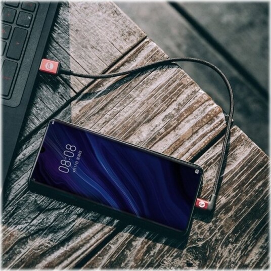 Pgytech Usb-Kabel Usb Hann Til Usb-C Hann Vinklet 35 Cm