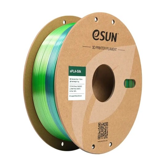 eSUN eSilk-PLA 1.75mm 1kg - Rainbow Forest eSUN eSilk-PLA 1.75mm 1kg - Rainbow Forest