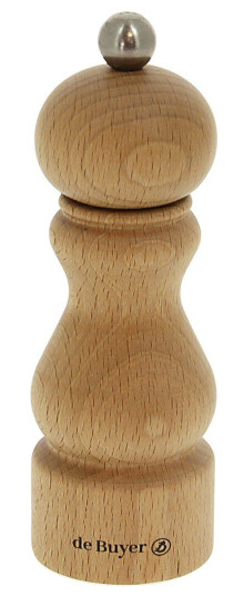 De Buyer Rumba salt- og pepperkvern keramisk 14 cm Bøk-lys De Buyer Rumba salt- og pepperkvern keramisk 14 cm Bøk-lys