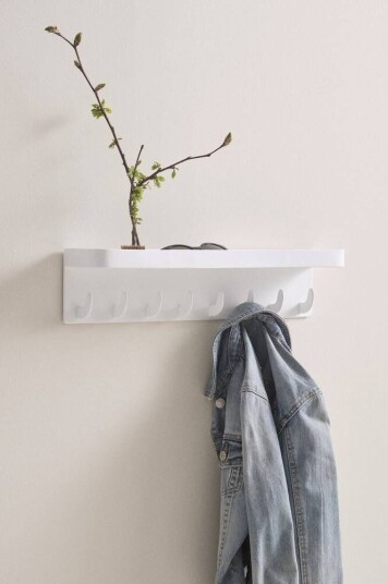 Jotex MILL knaggrekke 50 cm Hvit 1703220-01-0 1679384-01-0 Jotex MILL knaggrekke 50 cm Hvit 1703220-01-0 1679384-01-0