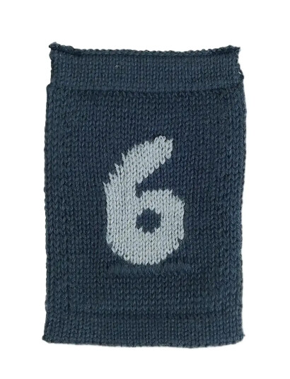 Smallstuff Strikket Flagg 6 Blue Blue One Size