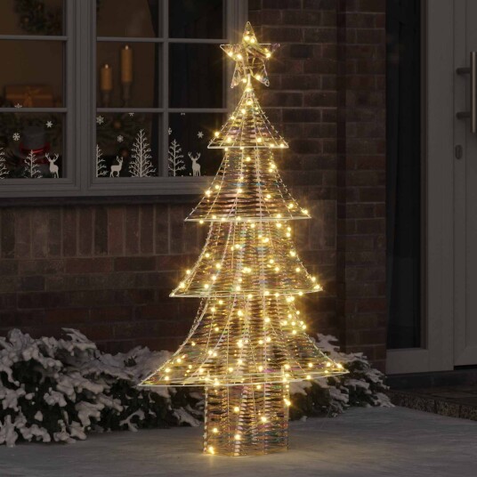 Juletre med 160 LED Varmhvit 150 cm PET Juletre med 160 LED Varmhvit 150 cm PET