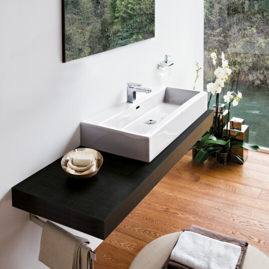 LAUFEN LIVING CITY SERVANT 100X46 CM U/ARMATURHULL GLATT UNDERSIDE HVIT