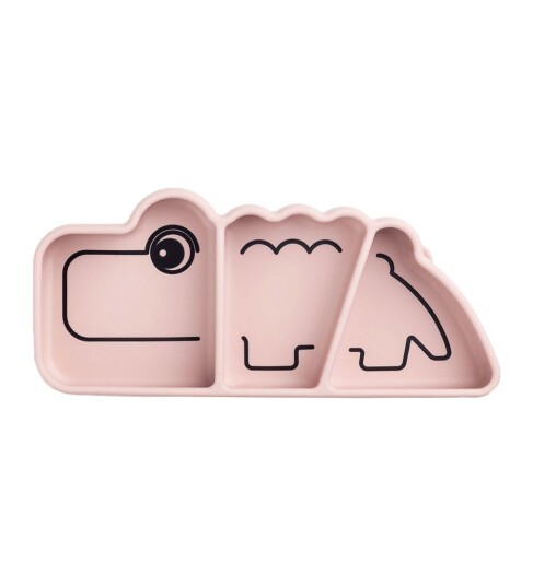 Done by Deer ™ Snacktallerken Stick & Stay pink fra 6 måneder