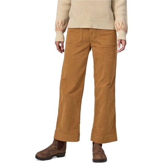 Patagonia W's Wide Leg Cord Pants Nest Brown