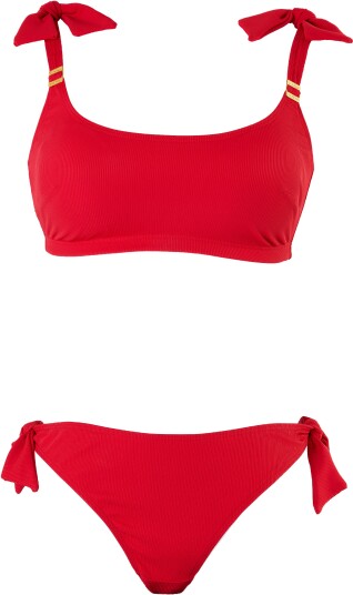 Cache Coeur Porto Vecchio Bikini Red S