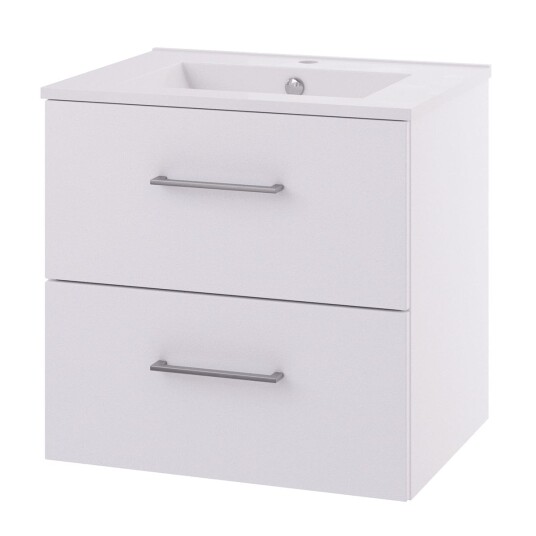 Linn Bad Hilde Møbelpakke - Servantskap med Servant Hvit Matt / 60cm Porselensservant