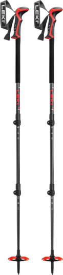 Leki Haute Route 3 110-150 cm, Dark Anthracite-Dark Red-Black