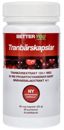 Better You EKO Tranbärskapslar 90 kaps 90 st Better You EKO Tranbärskapslar 90 kaps 90 st