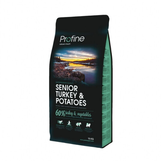 Profine Senior Hundefôr med Kalkun og Poteter 3 kg