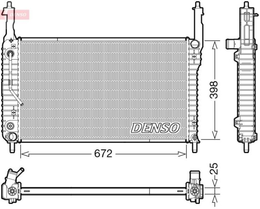 Radiator DENSO DRM20123