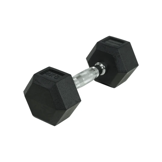 Crossmaxx Hexagon Manual 4 kg   Laget av støpejern belagt med gummi   Riflet håndtak for godt grep   For crossfit og styrketrening