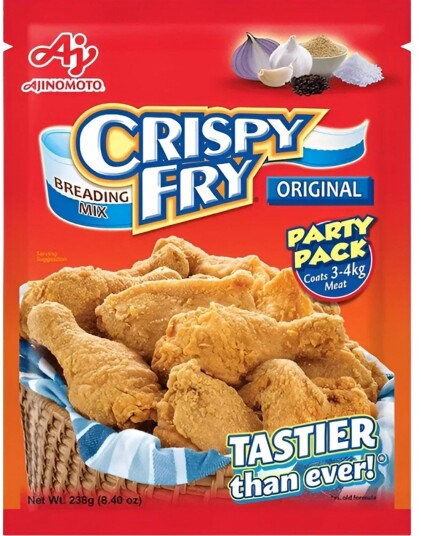 Ajinomoto Original Crispy Fry Breading Mix Paneringsmix Partypack 238 gram Filippinsk
