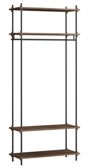 Moebe shelving system s.200.1.F R?kt eik-svart
