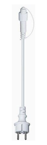 Star Trading Hvit Oppstartkabel koblingsbar lyslenker 5m 418-21
