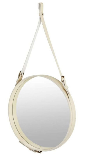 GUBI - Adnet Wall Mirror Circular Ø58 Cream GUBI - Adnet Wall Mirror Circular Ø58 Cream