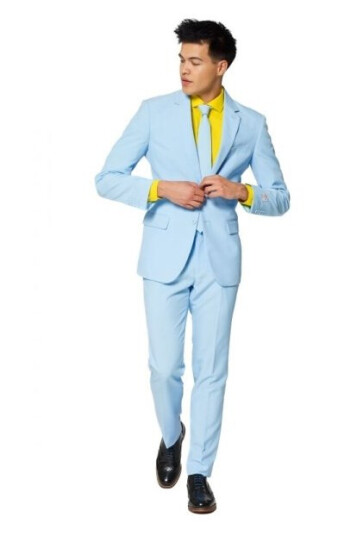 Boland Traciks Lyseblåt Jakkesæt Opposuits OSUI-0030-EU54