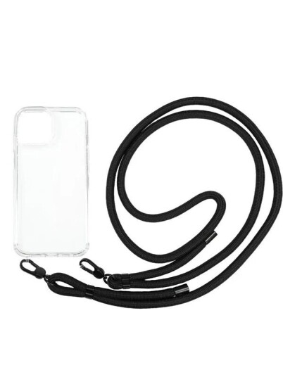Mobile Origin Lanyard Case - clear - iPhone 15