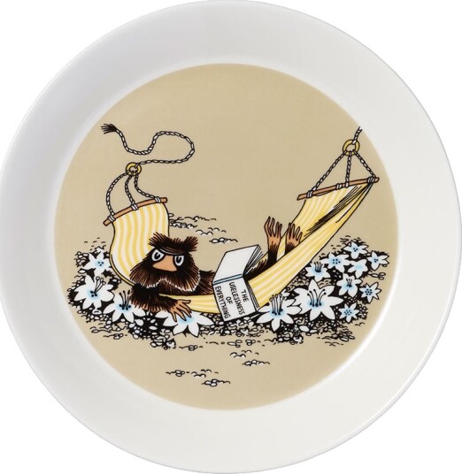 Arabia  Asjett 19 cm Bisamrotta beige