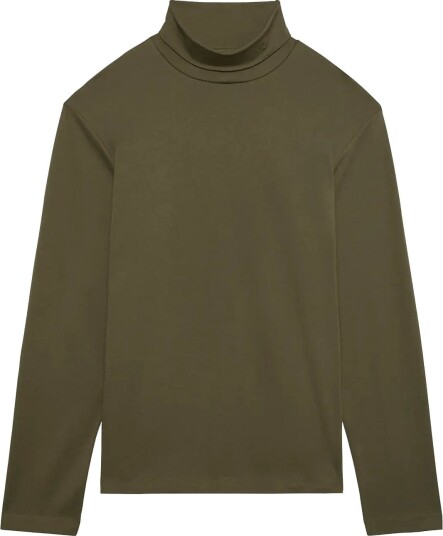 Calvin Klein Ls Lightweight Supima Rollneck T OLIVE NIGHT M Calvin Klein Ls Lightweight Supima Rollneck T OLIVE NIGHT M