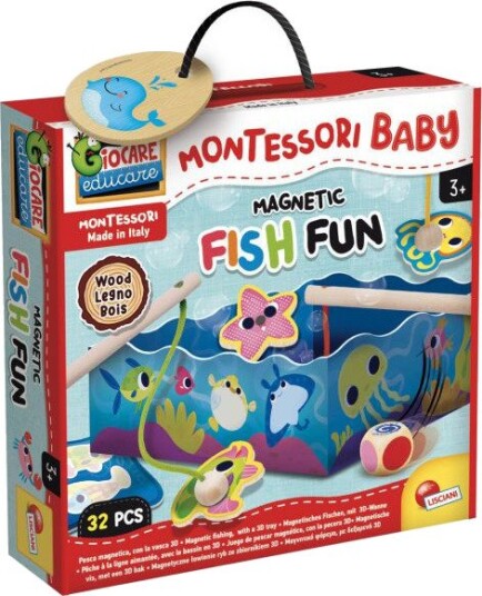Lisciani Montessori Magnetisk Fiskespill 3+ År