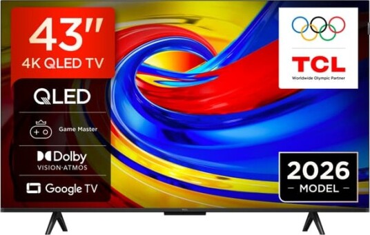 TCL 43" QLED780L 4K LCD TV 2026 TCL 43" QLED780L 4K LCD TV 2026