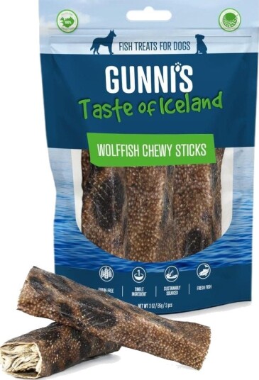 Gunnis Wollfish Chew Sticks 3 pcs 90 g Gunnis Wollfish Chew Sticks 3 pcs 90 g