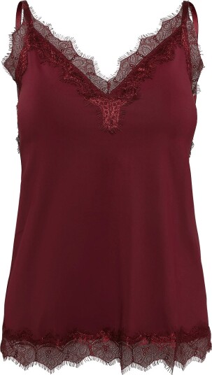 Rosemunde Rwbridget Sl Lace Strap Top WINDSOR WINE M