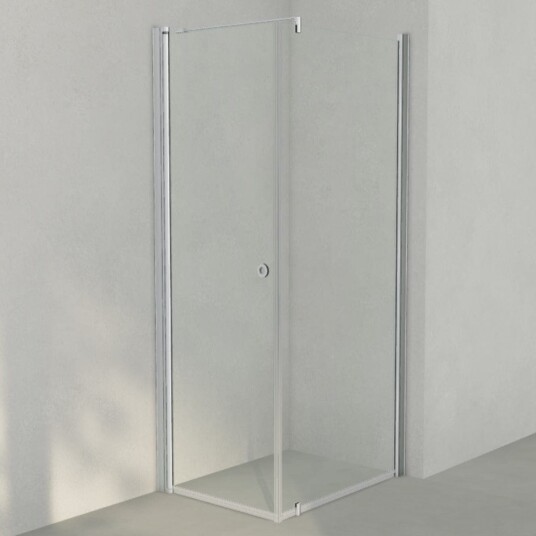 INR Iconic Nordic Rooms Dusjhjørne Linc 13 Original Matt Aluminium / 70x90cm Klart Glass INR Iconic Nordic Rooms Dusjhjørne Linc 13 Original Matt Aluminium / 70x90cm Klart Glass