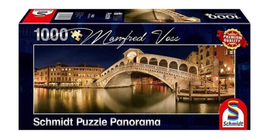 Schmidt Puzzle Manfred Voss Panorama: Rialto Bridge 1000 pieces Gulv