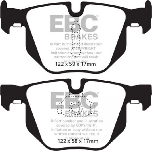 Bremseklosser sett EBC Brakes DP42009R