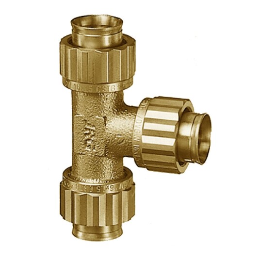 JRG Sanipex T-rør - tre Kuplinger 20mm JRG Sanipex T-rør - tre Kuplinger 20mm