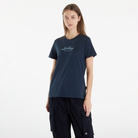 Lundhags Women"s Järpen Logo T-shirt Deep Blue XS