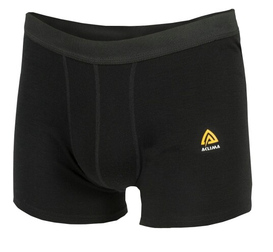 Aclima WarmWool Boxer Shorts, M's Jet Black M