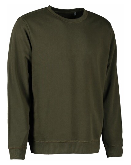 ID Sweatshirt Core O-Neck - Organic Oliven