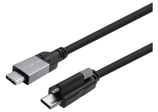 Vivolink USB-C Skrubar til USB-C Kabel 7.5m 100W 4K 60Hz Vivolink USB-C Skrubar til USB-C Kabel 7.5m 100W 4K 60Hz