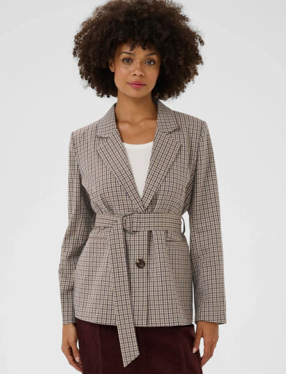 Culture Cuchecka Belt Blazer - Beige - 36
