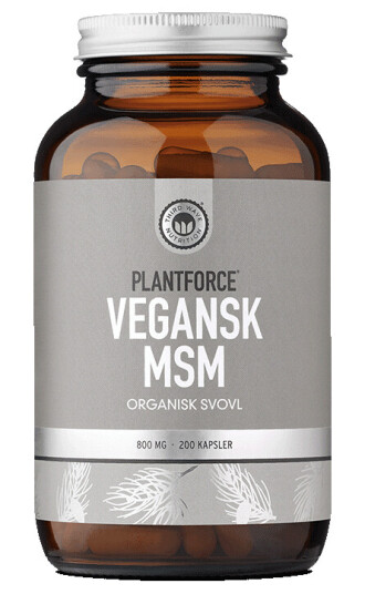 Plantforce Msm 1000 Mg 800 mg 200 Kapslar