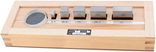 Format Test-Set För Mikrometer T1, Stål, 6 Delar