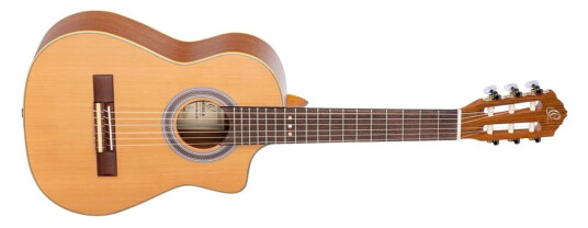 Ortega Guitars Ortega Rq39e Klassisk Gitar Requinto M.Mik, Solid Cedar Top