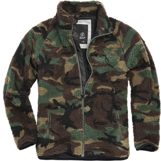 Brandit Teddyfleece Jakke S Grønn