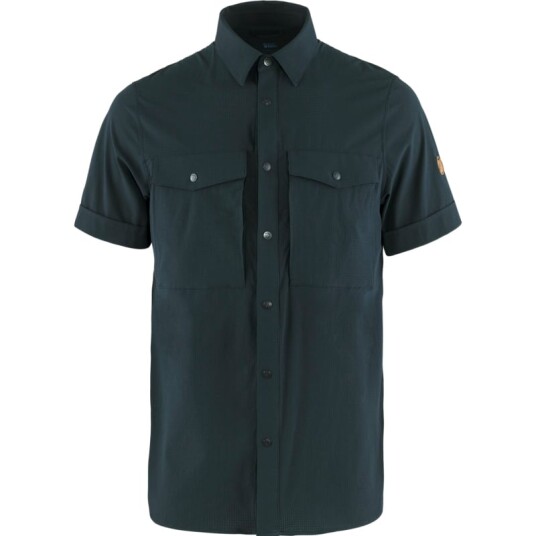 Fjellreven Men's Abisko Trekking Shirt SS Blå S Man Fjellreven Men's Abisko Trekking Shirt SS Blå S Man
