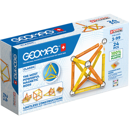 Byggesett Geomag klassisk 24 deler Byggesett Geomag klassisk 24 deler