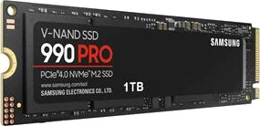 Samsung 990 PRO 1TB M.2 NVMe SSD PCIe 4.0 med 7450 MB/s Lesehastighet Samsung 990 PRO 1TB M.2 NVMe SSD PCIe 4.0 med 7450 MB/s Lesehastighet