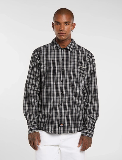 Dickies Wellsville Shirt Ls Black XS