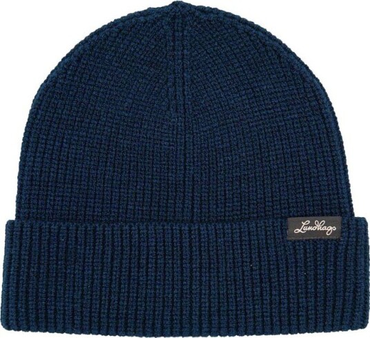 Lundhags Core Ribbed Beanie Deep Blue OneSize Lundhags Core Ribbed Beanie Deep Blue OneSize
