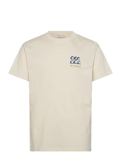 Revolution Printed T Shirt   Cream   XXL