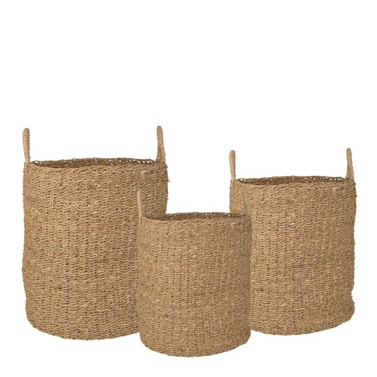 Gus Design   Pottekurv sjøgress 3 stk 37+32+28 cm