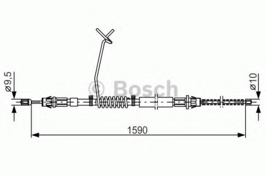 Bremsewire BOSCH 1 987 477 175
