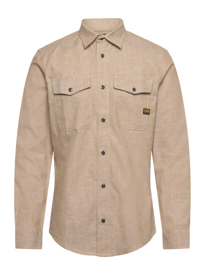 G Star Marine Slim Shirt L\S Beige XS